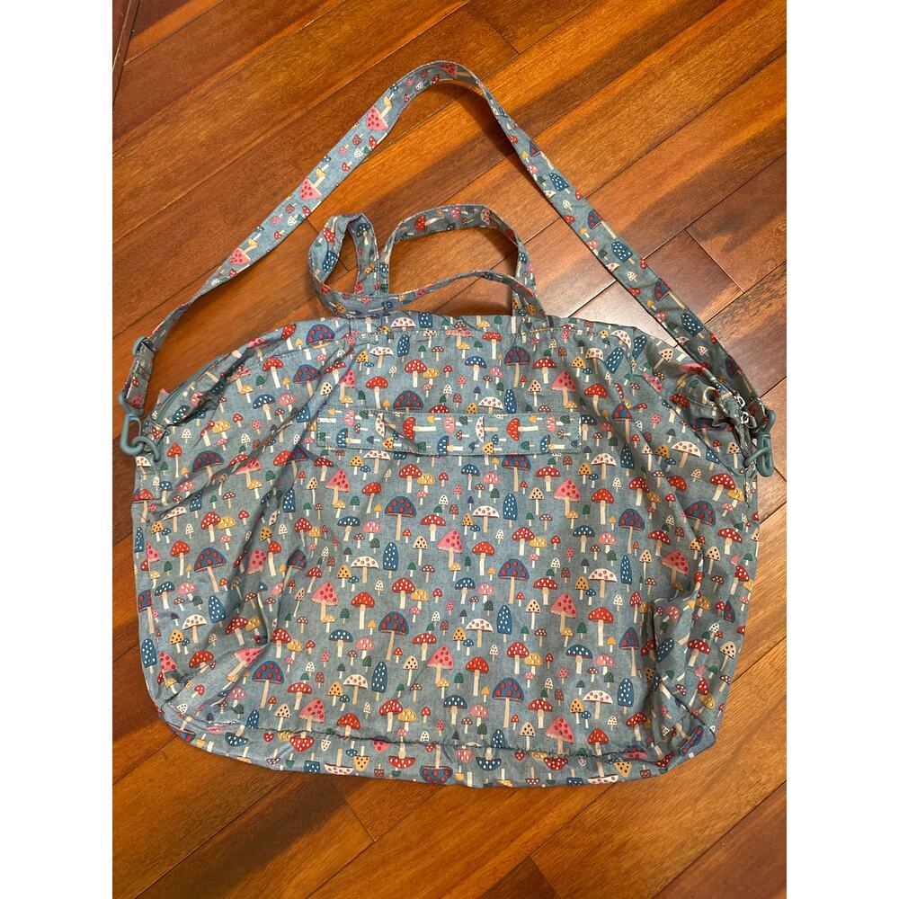 Cath Kidston Mushroom Print Packable Tote Bag with luggage pass-through - Picture 3 of 5